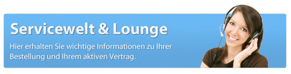 DeutschlandSIM Lounge und Servicewelt